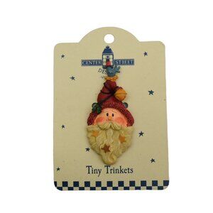 Tiny Trinkets Santa Kris Kringle Brooch Pin by Center Street Design Christmas